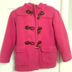 GAP Kids pink wool pea coat, good condition
